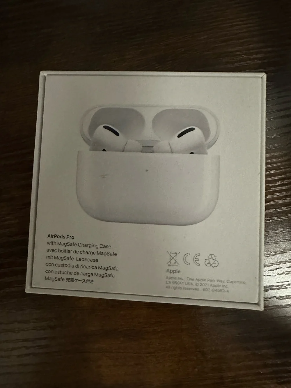 Empty AirPod Pro box